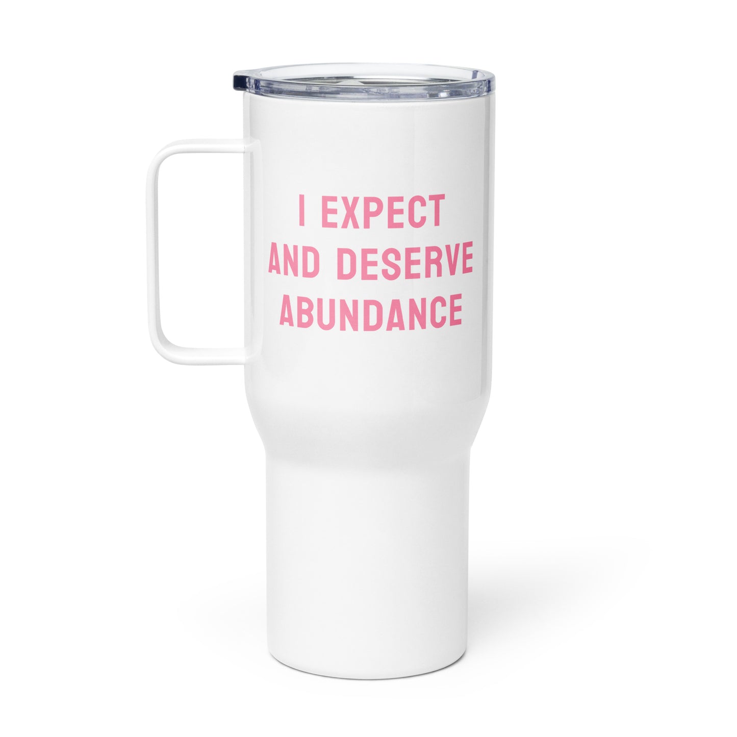 Abundance Travel mug with handle